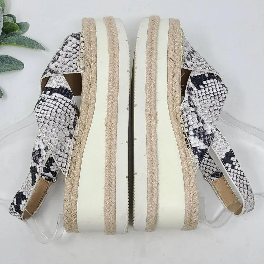 MARC FISHER Gandy Espadrilles Wedge 9M‎